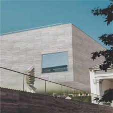 Flexible stone grey travertine stone